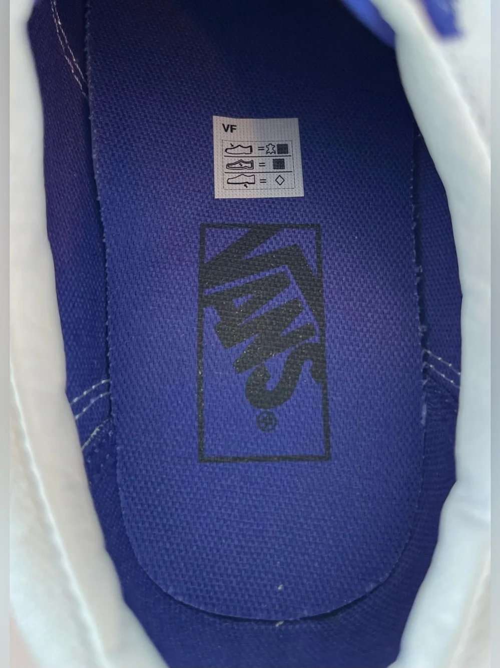 Vans Style 36 Retro Sport Sneakers in Royal Blue and True White